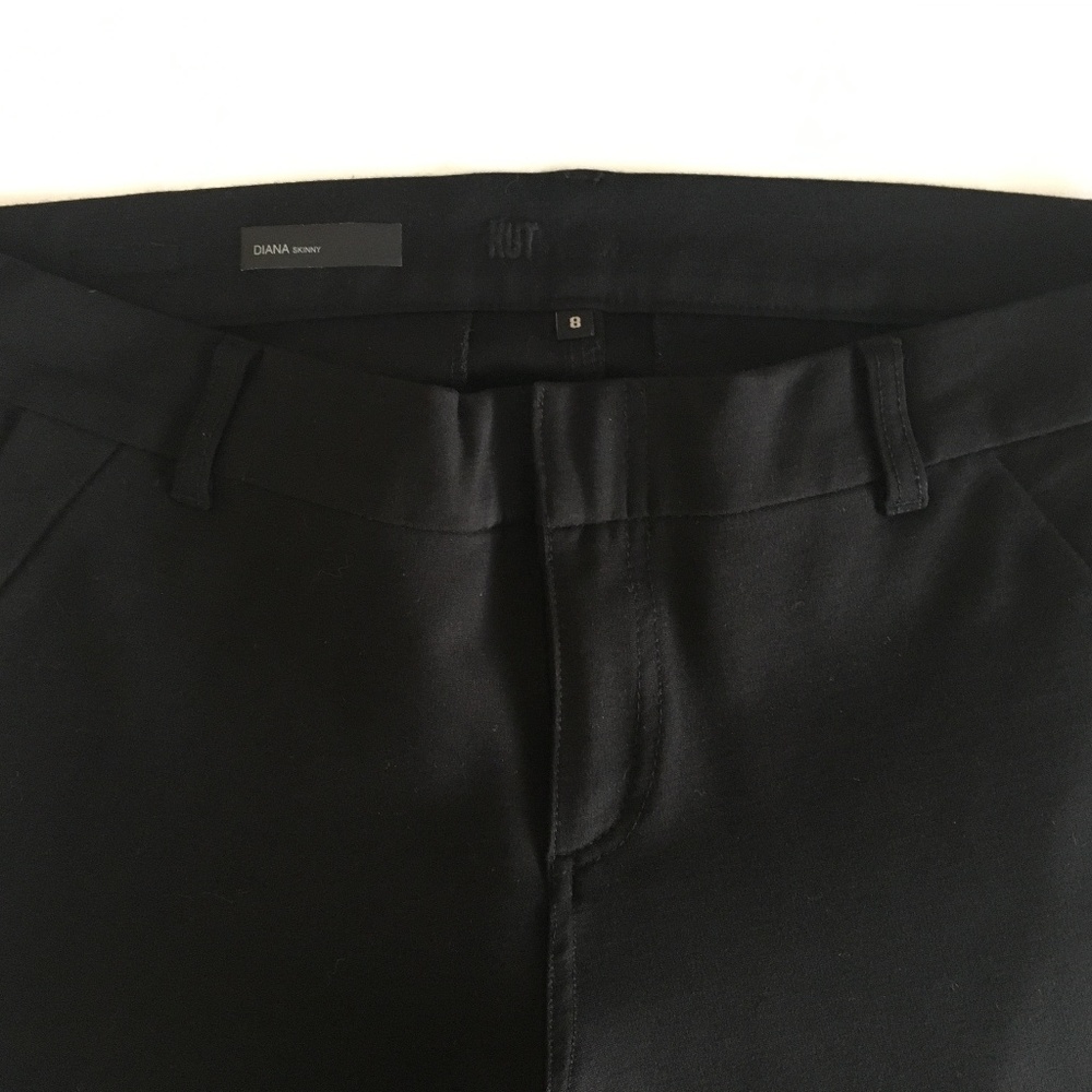 Kut from the Kloth Black Diana Skinny Size 8